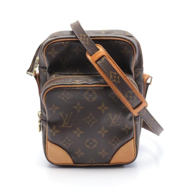 2101217905794 1 Louis Vuitton Amazon Leather Shoulder Bag Monogram Brown