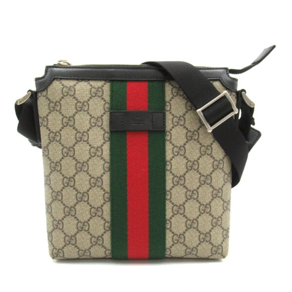 2101217908184 1 Gucci GG Supreme Shoulder Bag Beige