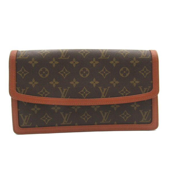 2101217908399 1 Louis Vuitton Pochette Dame GM Clutch Bag Monogram Brown