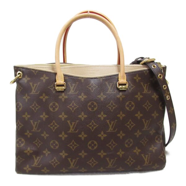 2101217913539 2 Louis Vuitton Pallas 2WAY Tote Bag Monogram Brown