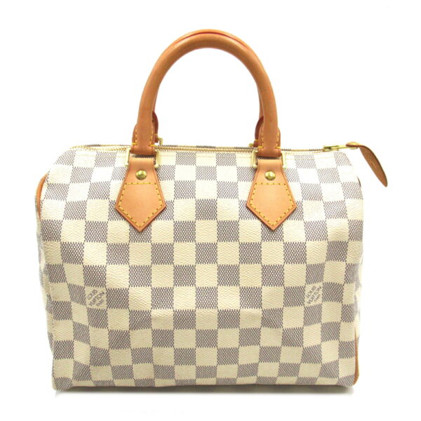 2101217913881 1 Louis Vuitton Speedy 25 Handbag Damier Azur White