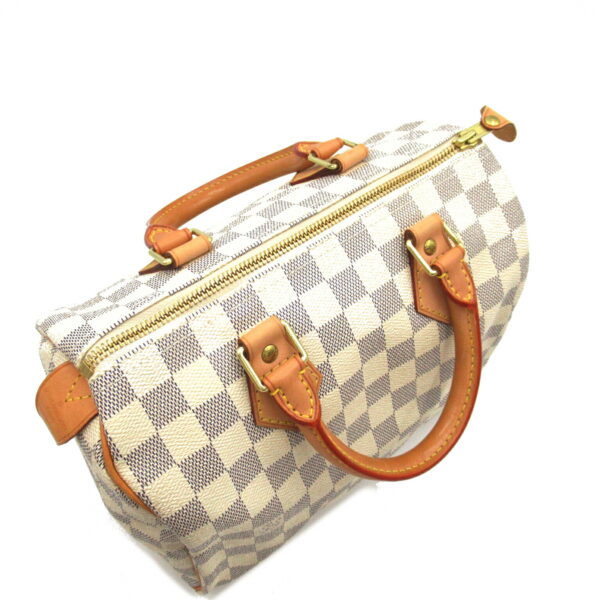 2101217913881 4 Louis Vuitton Speedy 25 Handbag Damier Azur White