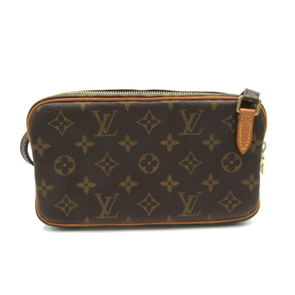 2101217917797 2 Louis Vuitton Pochette Marly Bandouliere Shoulder Bag Brown