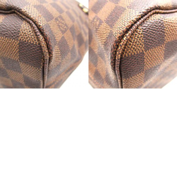 2101217918084 10c Louis Vuitton Neverfull MM Tote Bag Damier Brown