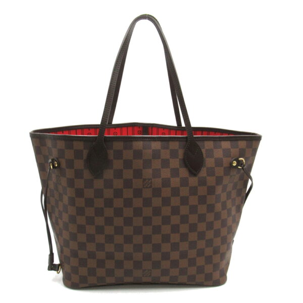 2101217918084 2 Louis Vuitton Neverfull MM Tote Bag Damier Brown