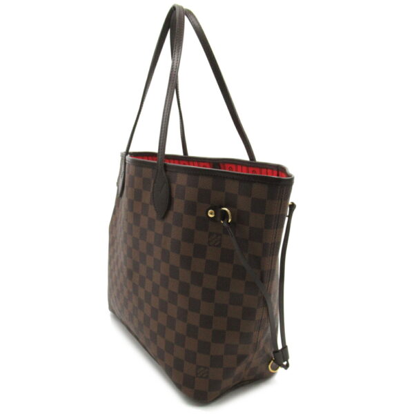 2101217918084 3 Louis Vuitton Neverfull MM Tote Bag Damier Brown