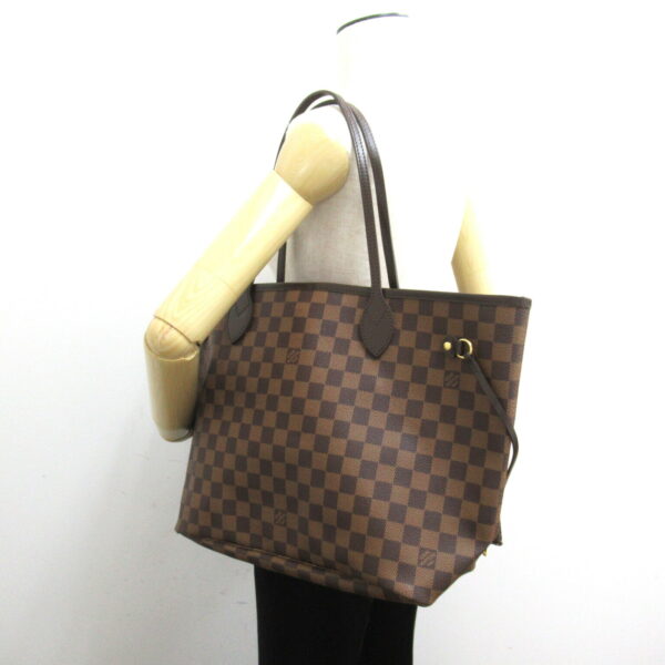 2101217918084 5 Louis Vuitton Neverfull MM Tote Bag Damier Brown