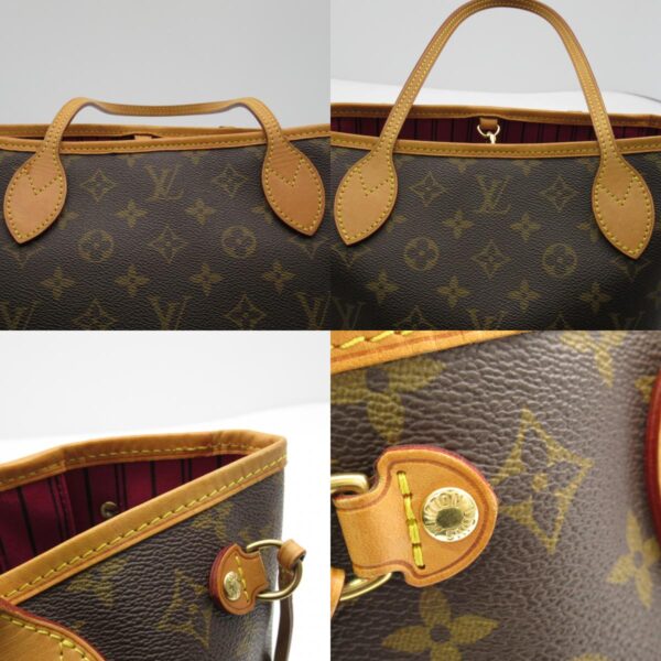 2101217925464 12c Louis Vuitton Neverfull PM Tote Bag Monogram Brown