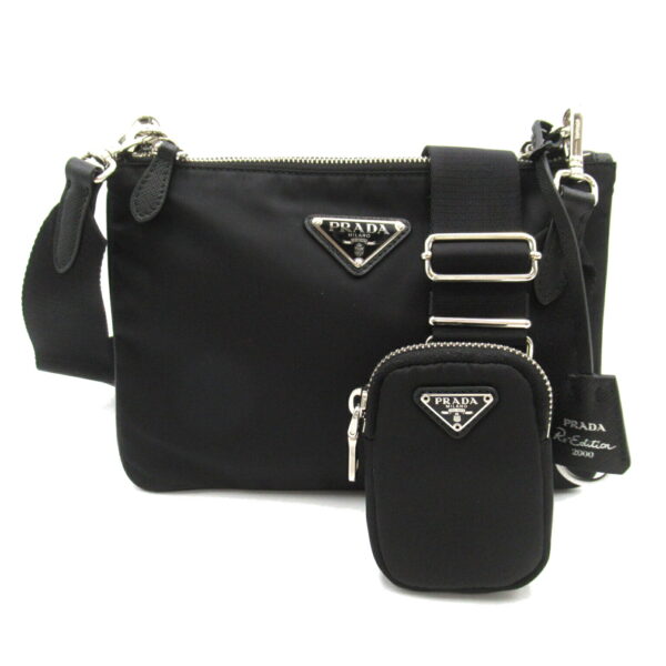 2101217927826 1 Prada Shoulder Bag Nylon Black