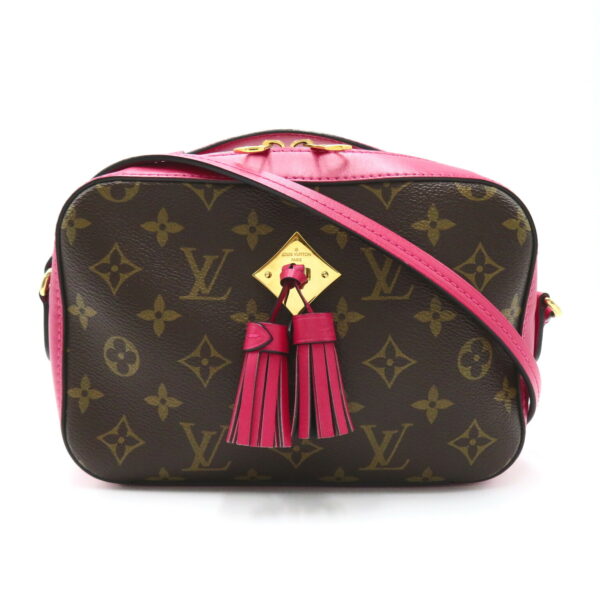 2101217927956 1 Louis Vuitton Saintonge 2WAY Shoulder Bag Monogram BrownPink