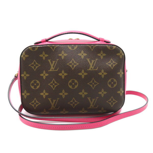 2101217927956 2 Louis Vuitton Saintonge 2WAY Shoulder Bag Monogram BrownPink