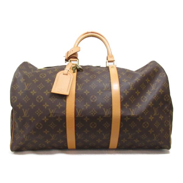 2101217928342 2 Louis Vuitton Keepall 50 Bag Monogram Brown