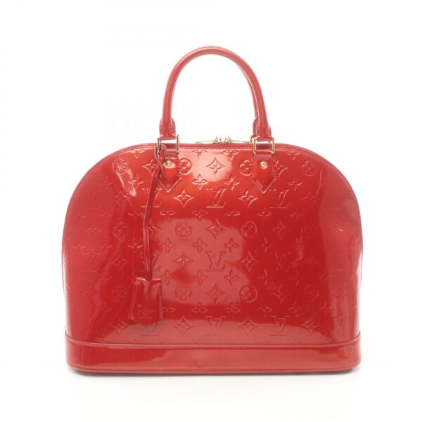 2101217929462 1 Louis Vuitton Alma GM Vernis Handbag Red