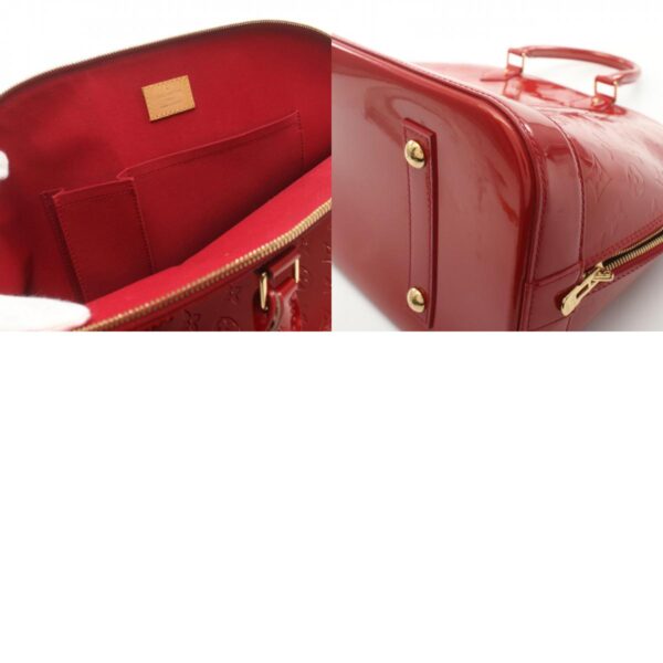 2101217929462 10c Louis Vuitton Alma GM Vernis Handbag Red