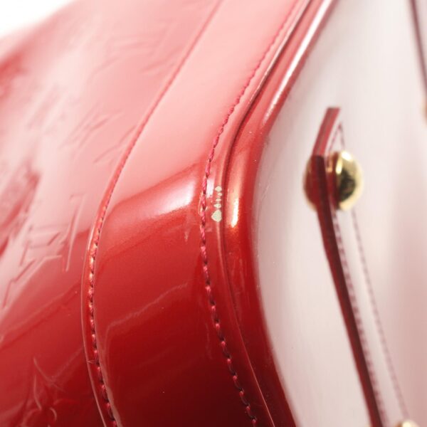 2101217929462 6 Louis Vuitton Alma GM Vernis Handbag Red