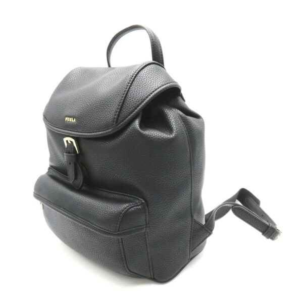 2101217944632 3 Furla Leather Backpack Black