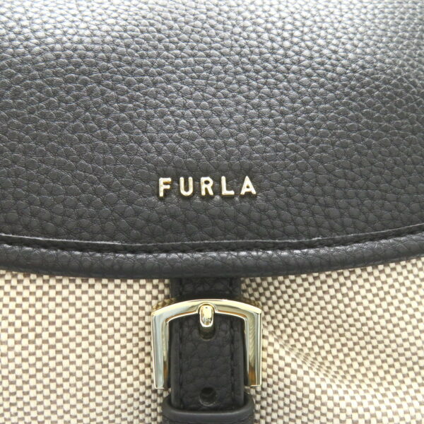 2101217944656 9 Furla Leather Backpack Ivory Black