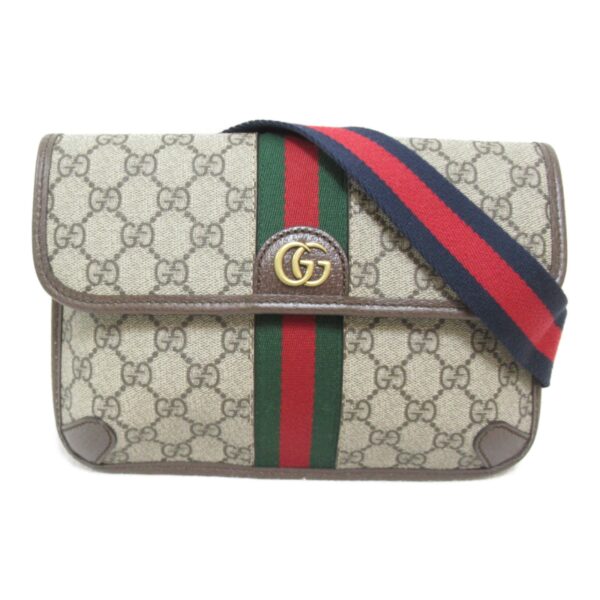 2101217948784 2 Gucci GG Supreme Waist Bag Beige Ebony