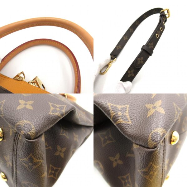 2101217950756 10c Louis Vuitton Pallas BB 2WAY Shoulder Bag Monogram Brown