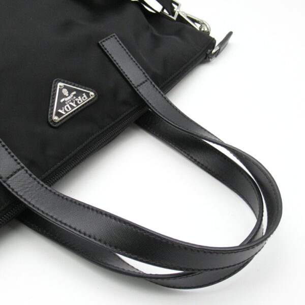 2101217955997 9 Prada 2Way Shoulder Bag Nylon Black