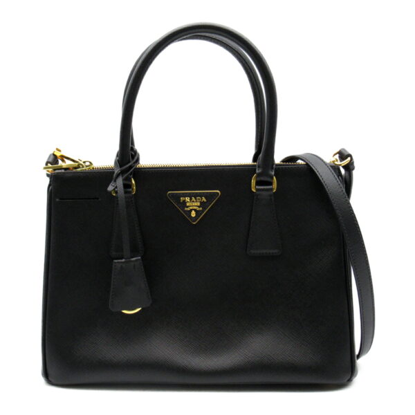 2101217957007 1 Prada 2Way Tote Bag Saffiano Leather Black