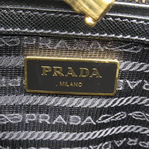 2101217957007 8 Prada 2Way Tote Bag Saffiano Leather Black