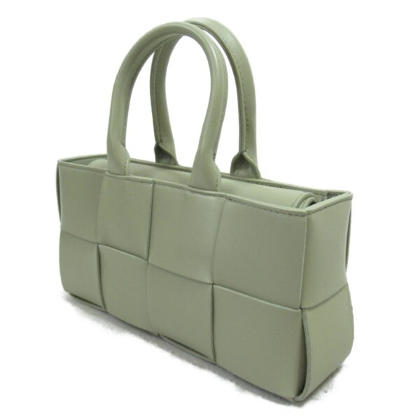 2101217961813 4 Bottega Veneta 2Way Shoulder Bag Lambskin Green