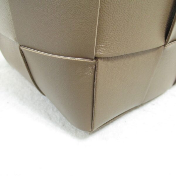 2101217961851 7 Bottega Veneta Shoulder Bag Lambskin Gray Taupe