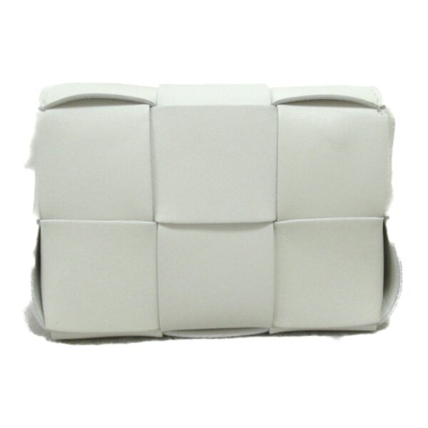 2101217963855 3 Bottega Veneta Shoulder Bag Lambskin White