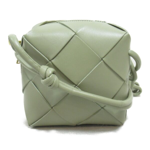 2101217963909 2 Bottega Veneta Shoulder Bag Lambskin Khaki Travertine