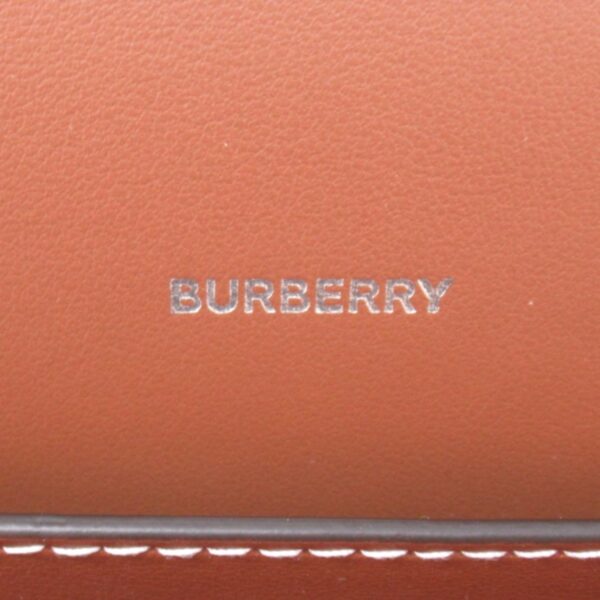 2101217964890 3 Burberry Hampshire Shoulder Bag Fabric Leather Black