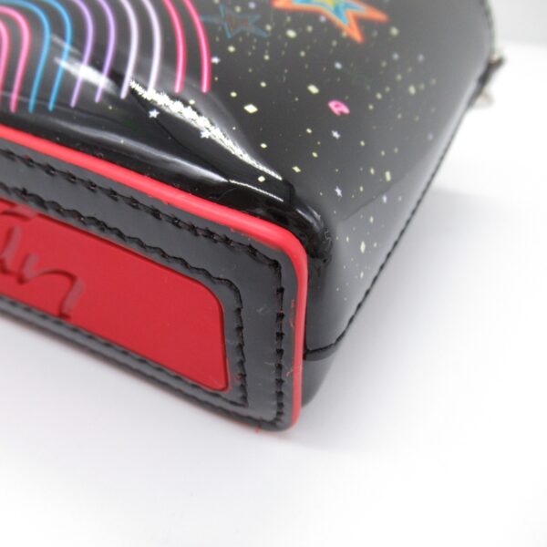 2101217965804 7 Christian Louboutin Bata Nano Starlight 2Way Bag Patent Black Multicolor