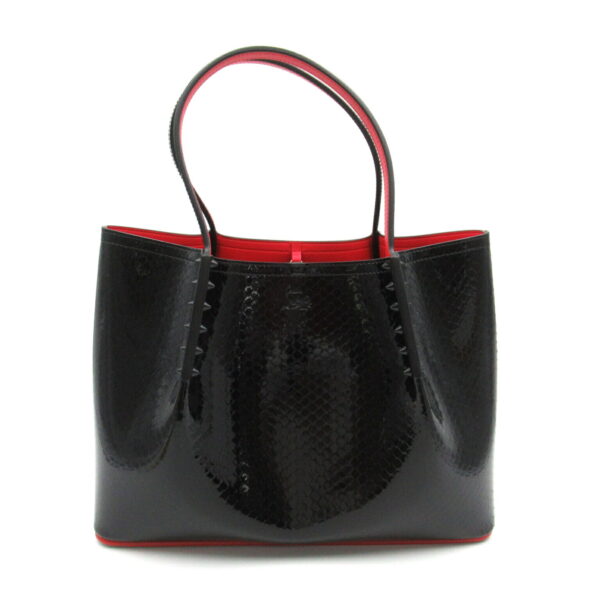 2101217965880 1 Christian Louboutin Calf Leather Tote Bag Black