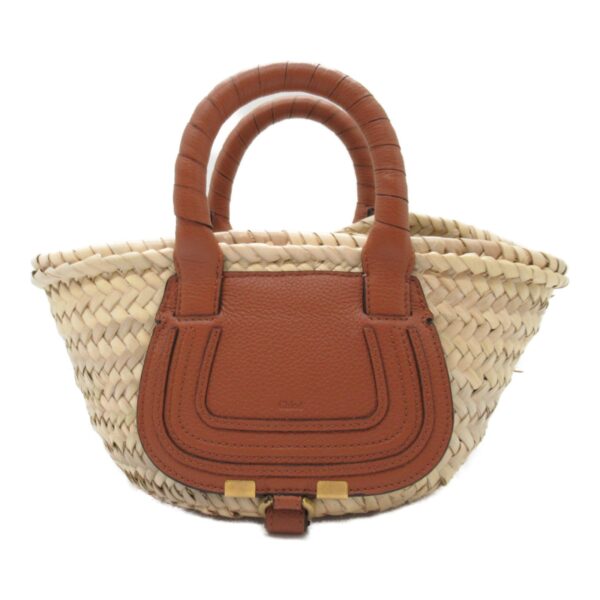 2101217966849 2 Chloe Raffia Leather Tote Bag Natural Tan