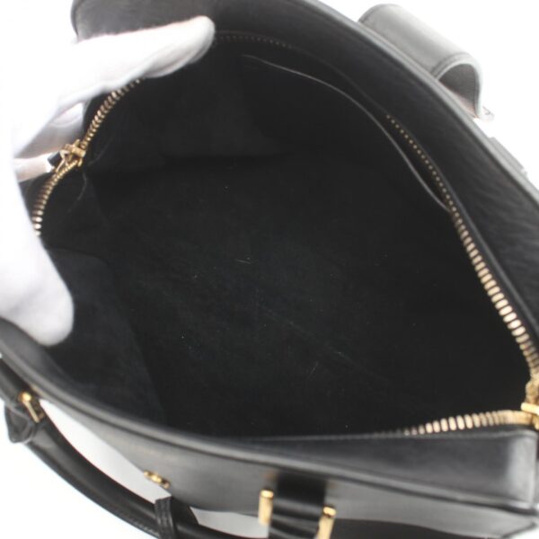 2101217970723 5 Yves Saint Laurent Monogram Baby Cabas Handbag Leather Black