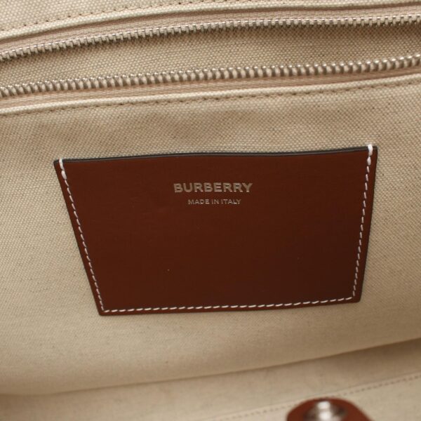 2101217971102 4 Burberry Freya Tote Tote Bag Leather Black Brown