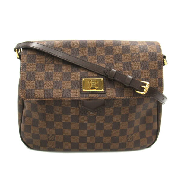 2101217972703 1 Louis Vuitton Bouzas Roseberry Shoulder Bag Damier Brown