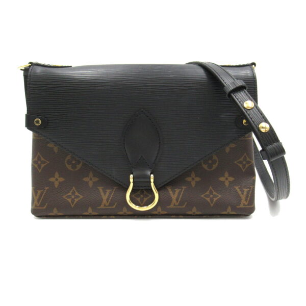 2101217973007 1 Louis Vuitton Saint Michel 2WAY Shoulder Bag Brown Black