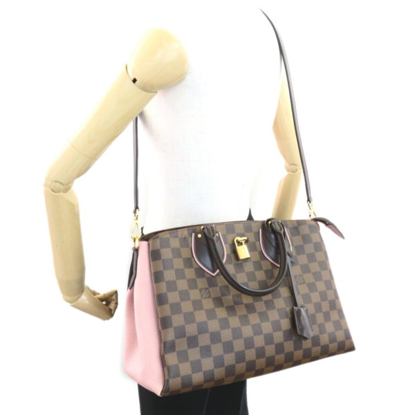 2101217973403 6 Louis Vuitton Normandy 2WAY Shoulder Bag Damier Brown Pink