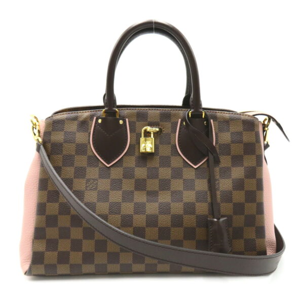 2101217973403 7 Louis Vuitton Normandy 2WAY Shoulder Bag Damier Brown Pink