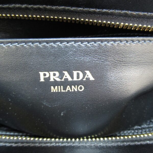 2101217974530 11 Prada 2Way Handbag Saffiano Leather Black