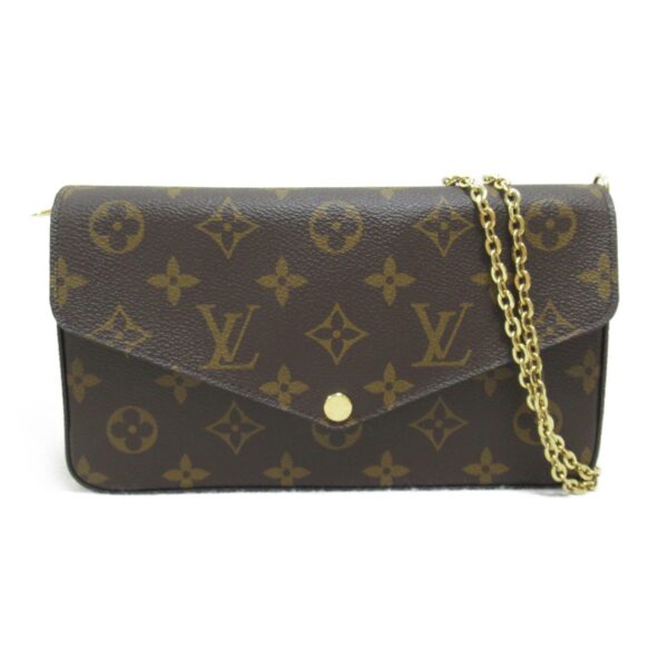 2101217975148 3 Louis Vuitton Pochette Felicie Shoulder Bag Monogram Brown