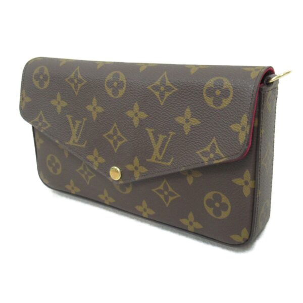 2101217975148 5 Louis Vuitton Pochette Felicie Shoulder Bag Monogram Brown