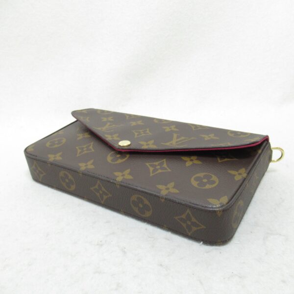 2101217975148 6 Louis Vuitton Pochette Felicie Shoulder Bag Monogram Brown