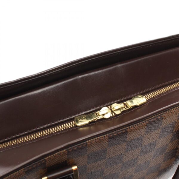 2101217975698 10 Louis Vuitton Saria Oriental Damier Handbag Brown