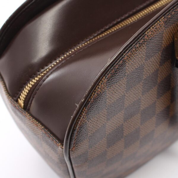 2101217975698 9 Louis Vuitton Saria Oriental Damier Handbag Brown