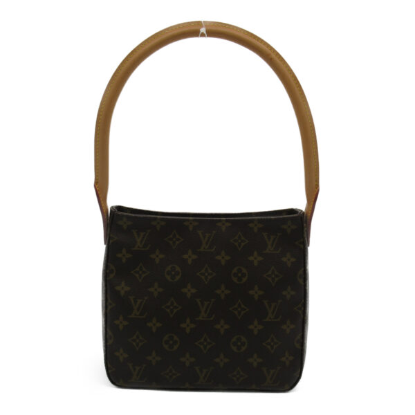 2101217977708 01 Louis Vuitton Looping MM Shoulder Bag Monogram Brown