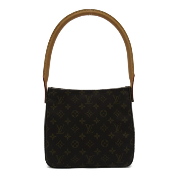 2101217977708 02 Louis Vuitton Looping MM Shoulder Bag Monogram Brown