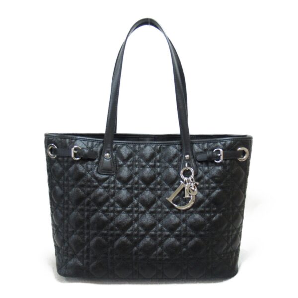 2101217977913 1 Dior Lady Dior Cannage Tote Bag Black