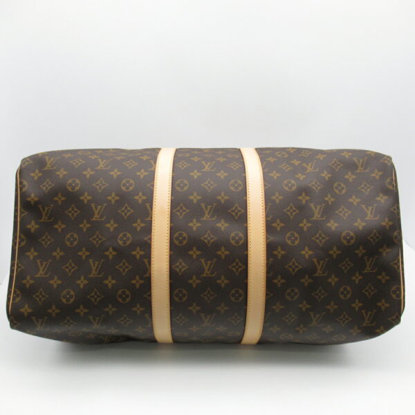 2101217979528 6 Louis Vuitton Keepall 55 Bag Monogram Brown